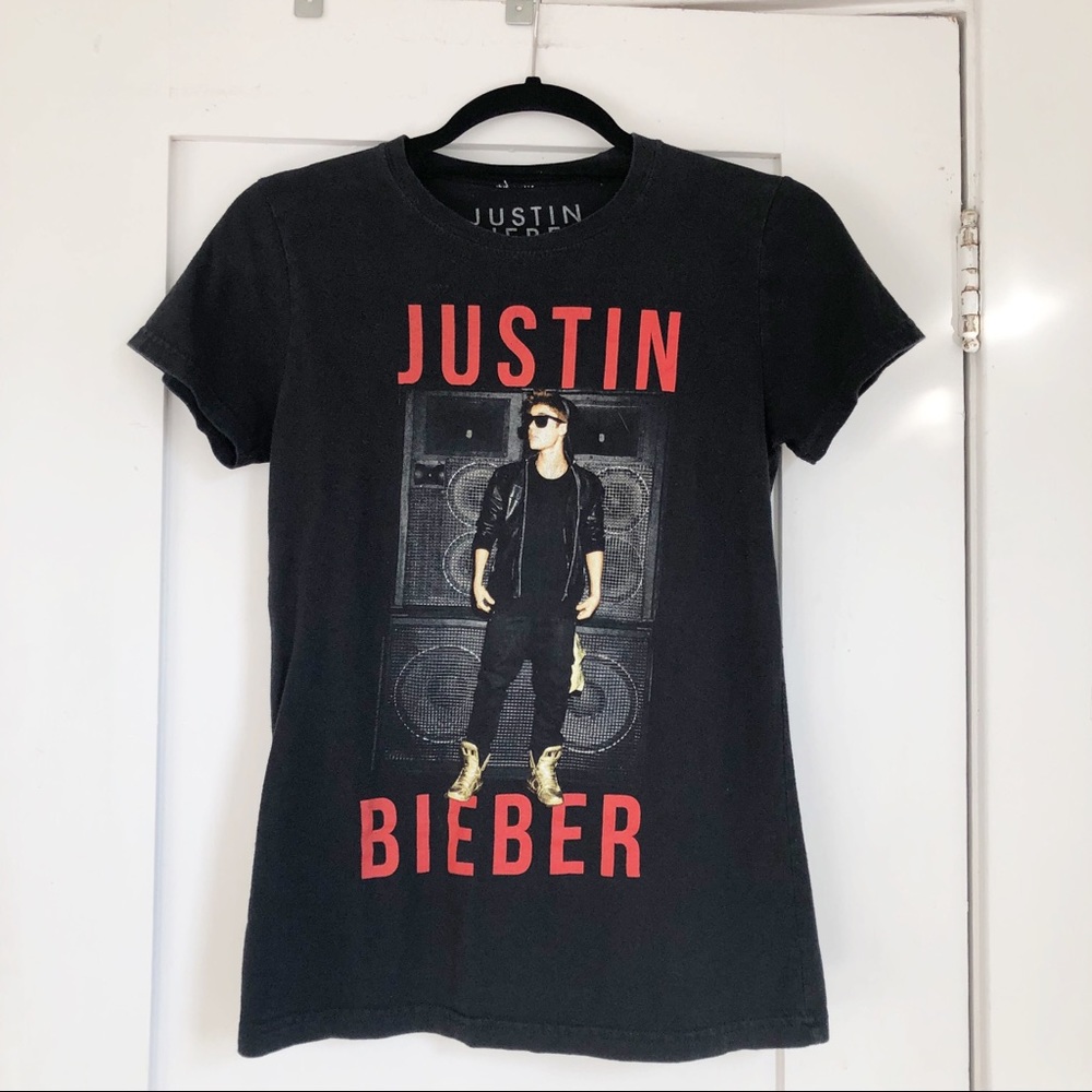Justin Bieber Black Concert Tee